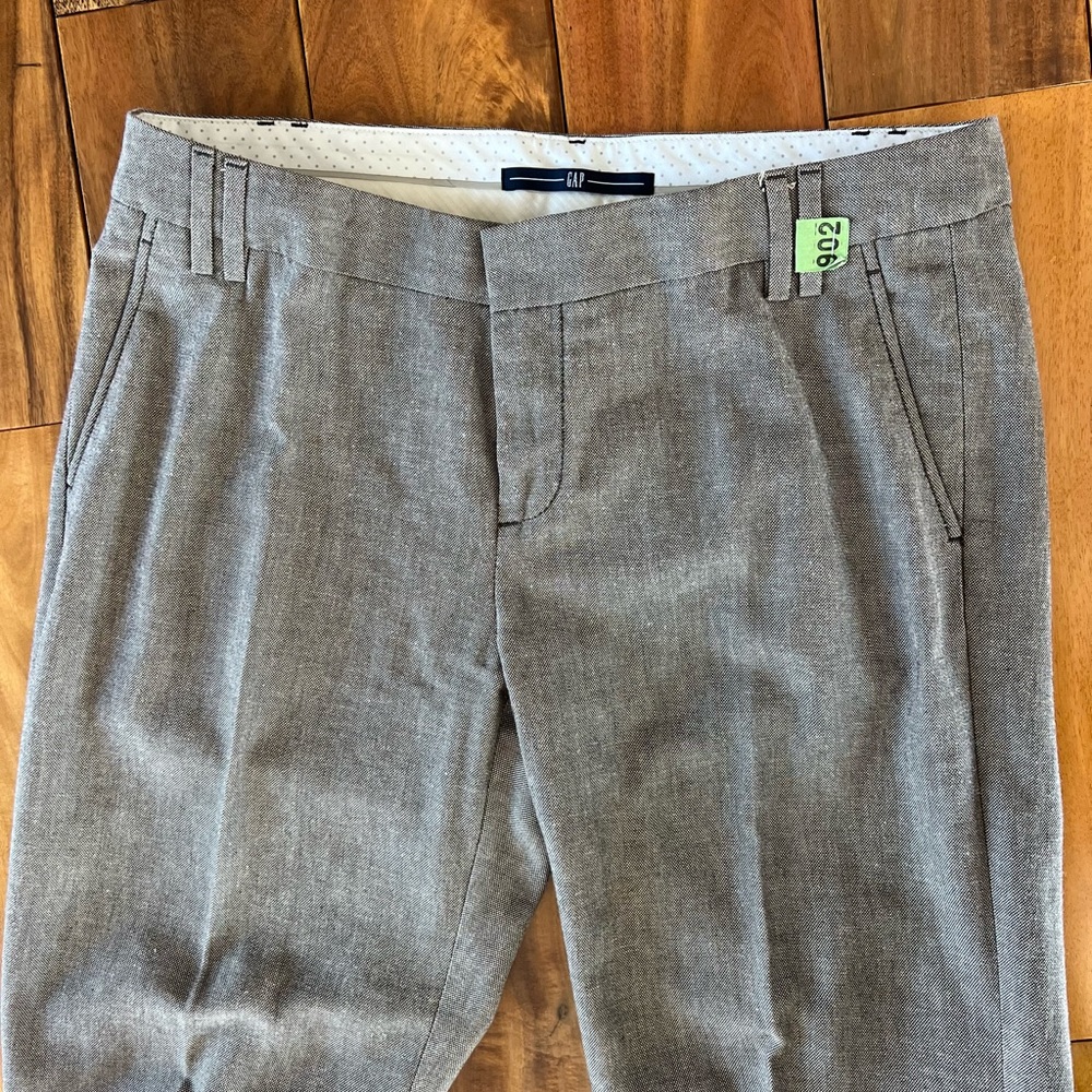 For the tall girls! Great straight leg tweed pants!